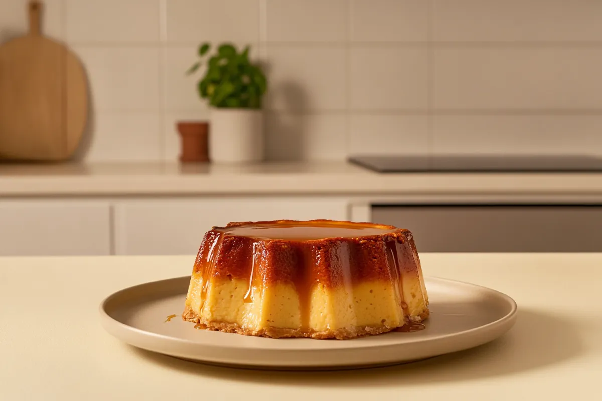 featured flan de queso receta